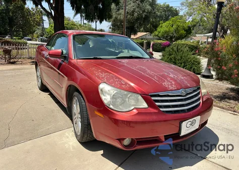 2008 Chrysler Sebring Limited z USA, uszkodzony, nr VIN 1C3LC65M98N197109